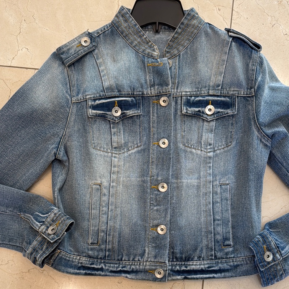 Denim Button-Up Jacket